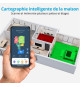 MEDION X50 SW - Robot Aspirate0ur Laveur avec Station de Vidange - Navigation Laser - Puissance 8000 Pa - Zones NO GO & GO