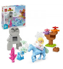 LEGO DUPLO | Disney 10418 Elsa et Bruni dans la Foret Enchantée, Jouet de Construction