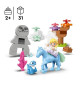 LEGO DUPLO | Disney 10418 Elsa et Bruni dans la Foret Enchantée, Jouet de Construction