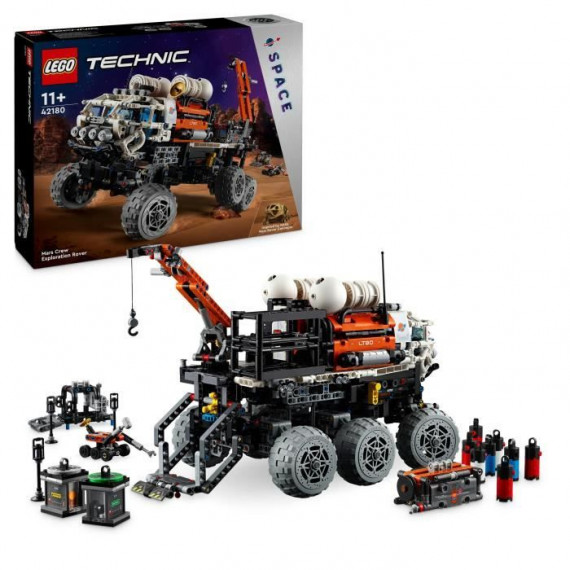 LEGO Technic 42180 Rover d'Exploration Habité sur Mars, Jouet sur le Theme de l'Espace