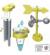 Smoby - Kit Météo - Accessoires de Maison Smoby - Carillon + pluviometre + girouette - Dés 2 ans