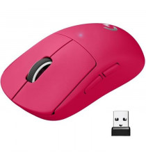 Souris gaming sans fil Logitech G - G PRO X SUPERLIGHT Ultra légere, compatible avec PC/Mac - Rose