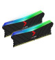 Mémoire RAM - PNY - XLR8 Gaming EPIC-X RGB DIMM DDR4 3200MHz 2X8GB -  (MD16GK2D4320016XRGB)