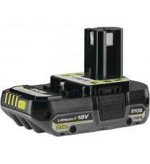 Pack batterie + avec chargeur - RYOBI - Lithium 18 V - 2,0 Ah Compacte