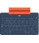 Clavier Sans Fil - LOGITECH - Keys-To-Go - AZERTY - Bluetooth - 180g - Bleu