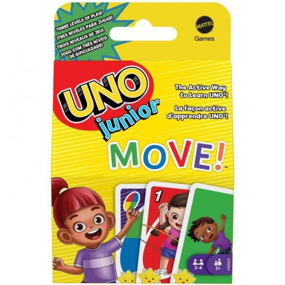 Jeu de cartes UNO JUNIOR - MATTEL GAMES - HNN03 - Pour les enfants de 3 ans et plus