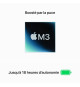 Apple - 13,6 MacBook Air M3 (2024) - RAM 8Go - Stockage 256Go - Lumiere Stellaire - AZERTY