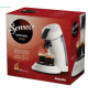 Machine a café dosette SENSEO ORIGINAL+ Philips CSA210/11, Booster d'arômes, Sélecteur d'intensité, 1 ou tasses, Blanc titane