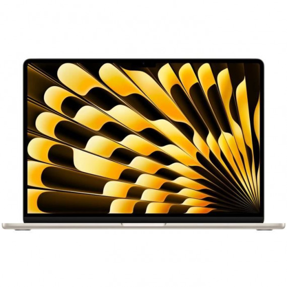 Apple - 15 MacBook Air M3 (2024) - RAM 8Go - Stockage 256Go - Lumiere Stellaire - AZERTY