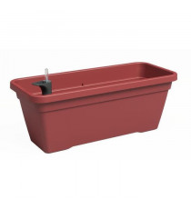 Jardiniere - Plastique - Rouge Foncé - Rectangulaire - L57,9 x P24,3 x H22cm - ARTEVASI