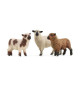 Figurien Trio de moutons, pour enfants des 3 ans,  5 x 19 x 11 cm - schleich 42660 FARM WORLD