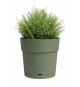 Pot - ARTEVASI - CAPRI - Large - Réserve d'eau - Vert Cendre - L39,1 x P39,1 x H37 cm