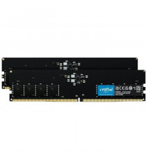 Mémoire RAM - CRUCIAL - Kit DDR5-4800 UDIMM - 64 Go : 2x32 Go (CT2K32G48C40U5)
