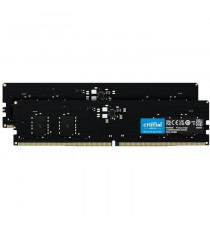 Mémoire RAM - CRUCIAL - Kit DDR5-4800 UDIMM - 16 Go : 2x8 Go (CT2K8G48C40U5)