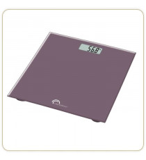 Pese-personne électronique - LITTLE BALANCE - 160 kg max - plateau verre trempé - couleur prune