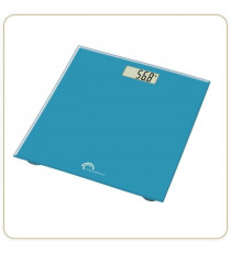 Pese-personne électronique - LITTLE BALANCE - 160 kg max - plateau verre trempé - couleur turquoise