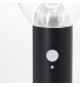 Borne extérieure - BRILLIANT - TULIP - LED et solaire - Détecteur de mouvement - Acier inoxydable et plastique - 4 W - Noir