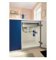 Occasion - Robinet filtrant de cuisine - Chromé - Filtration de l'eau - Bec haut en C - Rotation 150° - GROHE Blue StartCurve