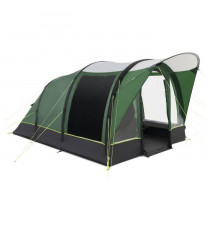Tente de camping gonflabe - 4 places - KAMPA - Brean 4 AIR - Vert et noir