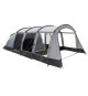 Tente de camping a arceaux - 6 places - KAMPA - Hayling 6 - Gris et noir