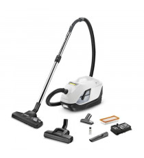 NEW KARCHER DS 6 PLUS - Aspirateur sans sac avec filtration par eau + Accessoires - Rejette un air dépoussiéré a 99,95 %