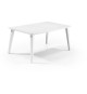 Table de jardin - rectangulaire 160cm - blanc - en résine - 6 personnes - Lima - Allibert by KETER