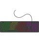 Clavier filaire RGB - MOBILITY LAB - ML306858 - AZERTY - Touches rondes - Noir