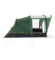 Tente de camping a arceaux - 3 places - KAMPA - Brean 3 - Vert et noir