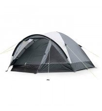 Tente de camping a arceaux - 4 places - KAMPA - Brighton 4 - Gris et noir