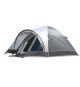 Tente de camping a arceaux - 3 places - KAMPA - Brighton 3 - Gris et noir