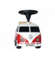 Smoby - Porteur Volkswagen Van Rouge - Coffre de rangement + Volant directionnel - 26L x 30l x 60H - Dés 18 mois