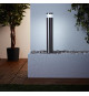 BRILLIANT - AVON Potelet extérieur - coloris acier - acier special/plastique LED 1x4W