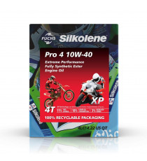PRO 4 10W-40 XP - Huile moteur 4T 100% synthèse XP Technologie  4L