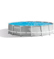 Kit piscine - INTEX - Prism Frame - Tubulaire - ø 4,57m - Gris