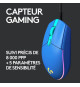 Souris Gaming Filaire - LOGITECH G - G203 - LIGHTSYNC - RGB - Bleu
