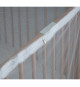 Moustiquaire pour lit TINEO - Ouverture facile avec zip - Compatible lit 60x120 ou 70x140 cm