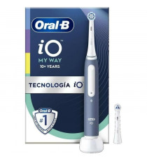 Brosse a dents électrique - ORAL-B - iO4 My Way - Bleu - 3D oscillo-rotations/pulsations - A batterie