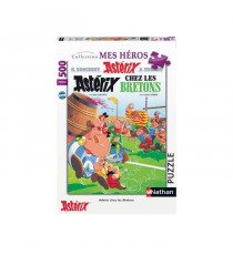 Nathan-Puzzle 500 pieces-Astérix chez les Bretons-Des 10 ans-Puzzle de qualité supérieure-Collection Mes Héros-87824
