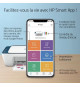 HP DeskJet 2721e Imprimante tout-en-un Jet d'encre couleur Copie Scan - 6 mois d' Instant ink inclus avec HP+