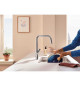 Robinet filtrant de cuisine - Chromé - Filtration de l'eau - Bec haut en U - Rotation 150° - GROHE Blue Pure Start - 30595000