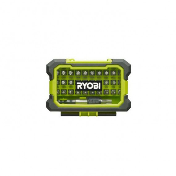 Coffret renforcé RYOBI 32 embouts de vissage Torx T7-T40 - porte-embouts a fixation rapide RAK32TSD
