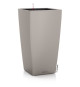 Pot de fleur LECHUZA Cubico Color 40 - kit complet, brun sable