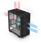 Boitier PC sans alimentation - ZALMAN M4 ARGB (Noir) - Moyen tour - Format M-ATX