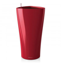 Pot de fleur Delta Premium 40 - LEC - Rouge - Plastique - Avec réserve d'eau