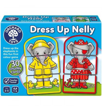 Les tenues de Nelly l'éléphant - Jeu correspondance couleurs - ORCHARD