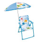 Mobilier de jardin - FUN HOUSE - Chaise Ma Petite Carapace Tortue H.53 x L.38,5 x P.37,5 cm avec parasol 65 cm - Pour enfant !