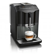 Machine a espresso Auto SIEMENS EQ.300 TI355209RW - Inox foncé et noir lustré - 1300 W - 15 bars - 5 boissons