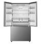 Réfrigérateur américain HISENSE RF815N4SASE - 2 Portes + 1 tiroir - Pose libre - Capacité 635L - L91,4 cm - Inox