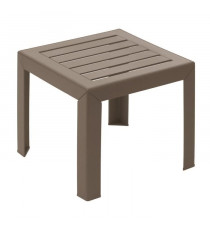 Table basse Miami 40x40cm taupe