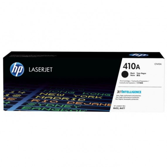HP 410A Cartouche de toner noir LaserJet authentique (CF410A) pour HP Color LaserJet Pro M452/M477